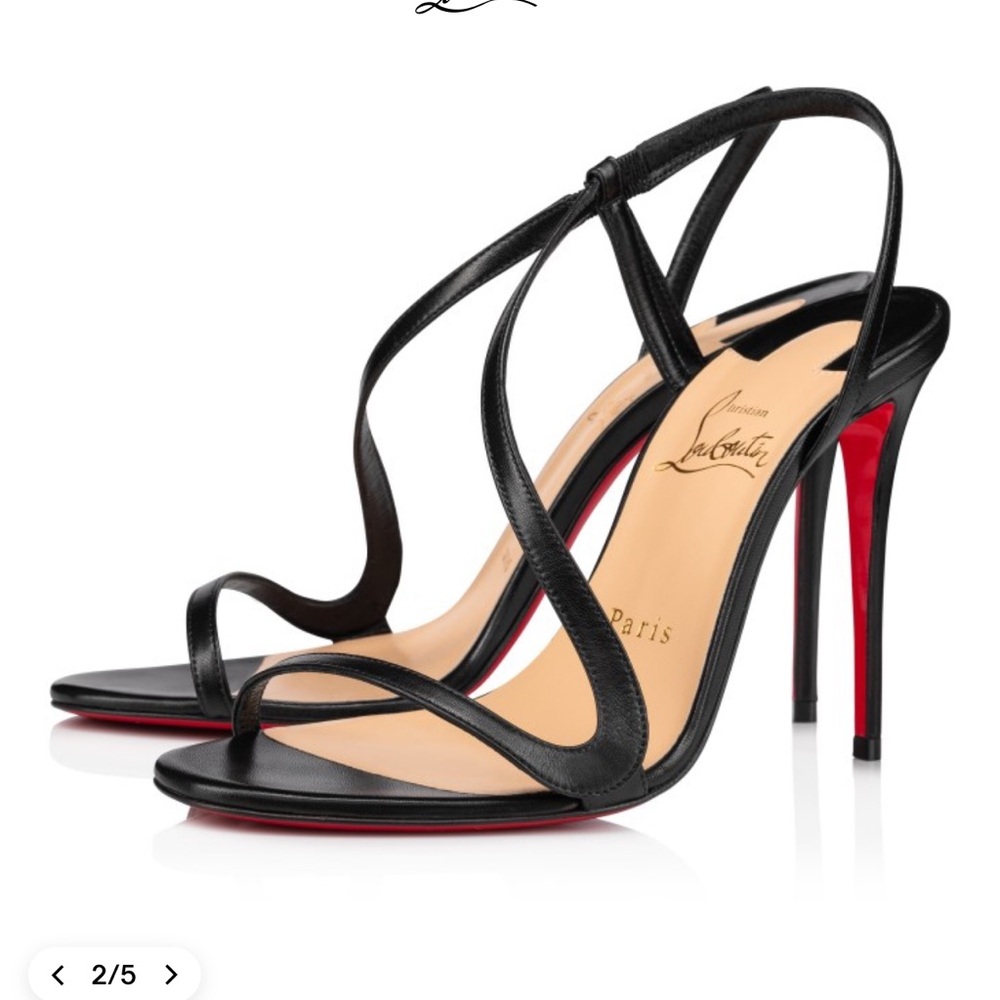Christian Louboutin Rosalie
100 mm Sandals - Leather and PVC -
